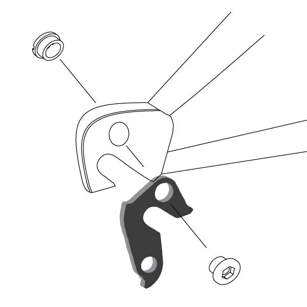 WHEELS MANUFACTURING REPLACEABLE DERAILLEUR HANGER/DROPOUT 64
