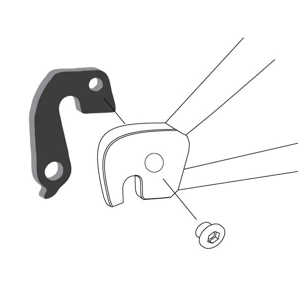 WHEELS MANUFACTURING REPLACEABLE DERAILLEUR HANGER/DROPOUT 65