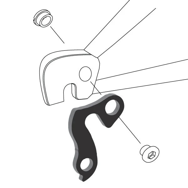 WHEELS MANUFACTURING REPLACEABLE DERAILLEUR HANGER/DROPOUT 67