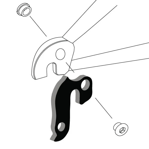 WHEELS MANUFACTURING REPLACEABLE DERAILLEUR HANGER/DROPOUT 7