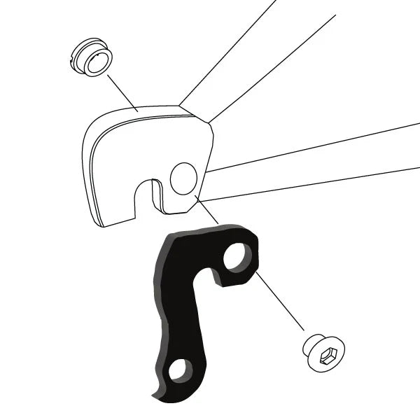WHEELS MANUFACTURING REPLACEABLE DERAILLEUR HANGER/DROPOUT 83