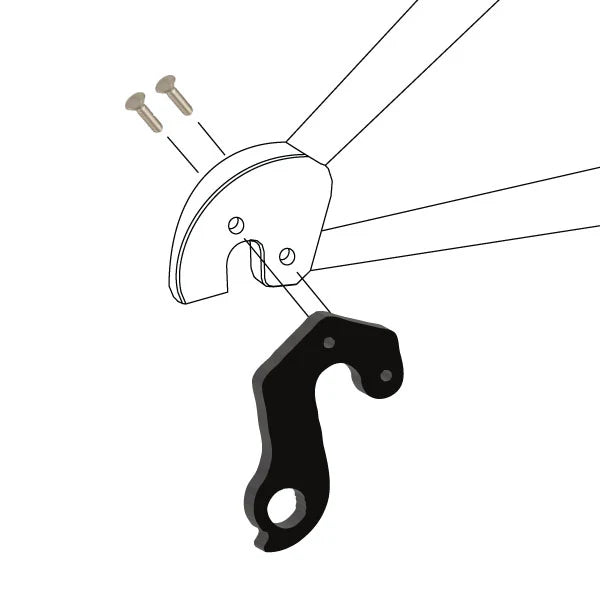 WHEELS MANUFACTURING REPLACEABLE DERAILLEUR HANGER/DROPOUT 86