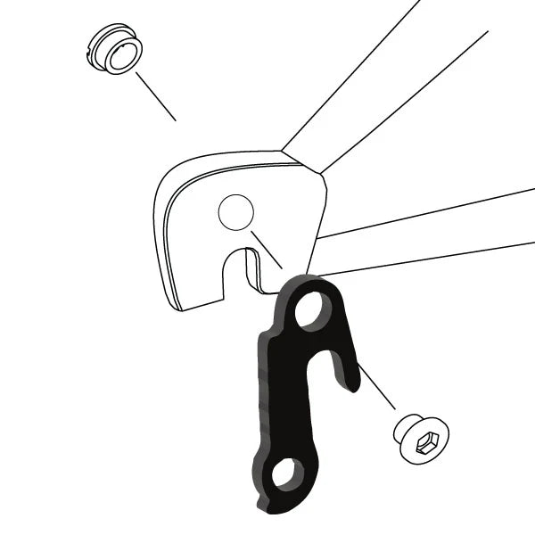 WHEELS MANUFACTURING REPLACEABLE DERAILLEUR HANGER/DROPOUT 93