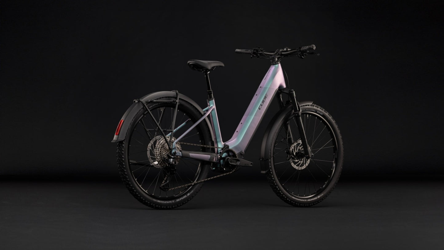 CUBE REACTION HYBRID PRO 800 FE HARDTAIL eMTB BIKE 2027 POLARLIGHT 'N' BLACK (EASY ENTRY)
