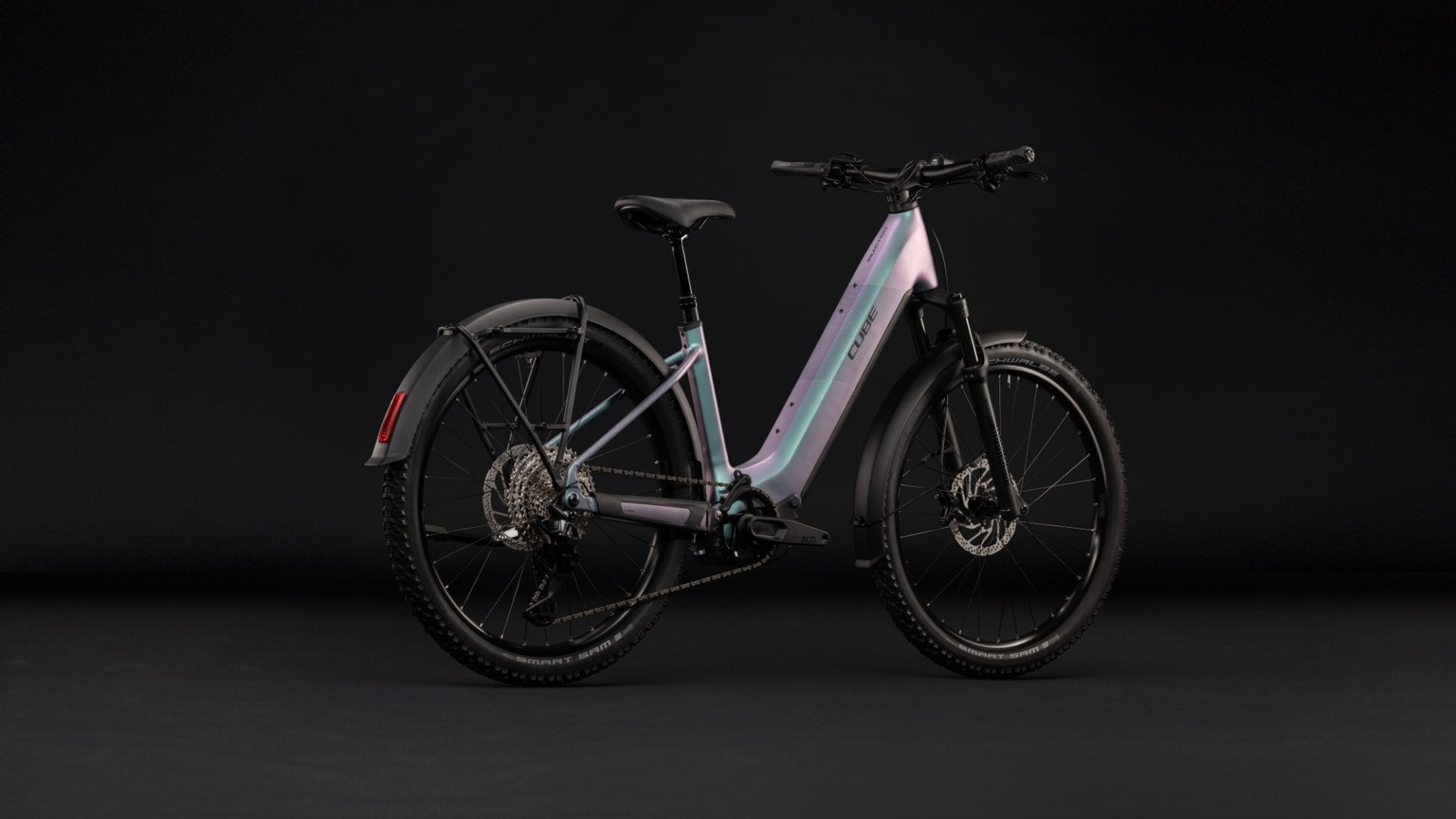 CUBE REACTION HYBRID PRO 800 FE HARDTAIL eMTB BIKE 2027 POLARLIGHT 'N' BLACK (EASY ENTRY)