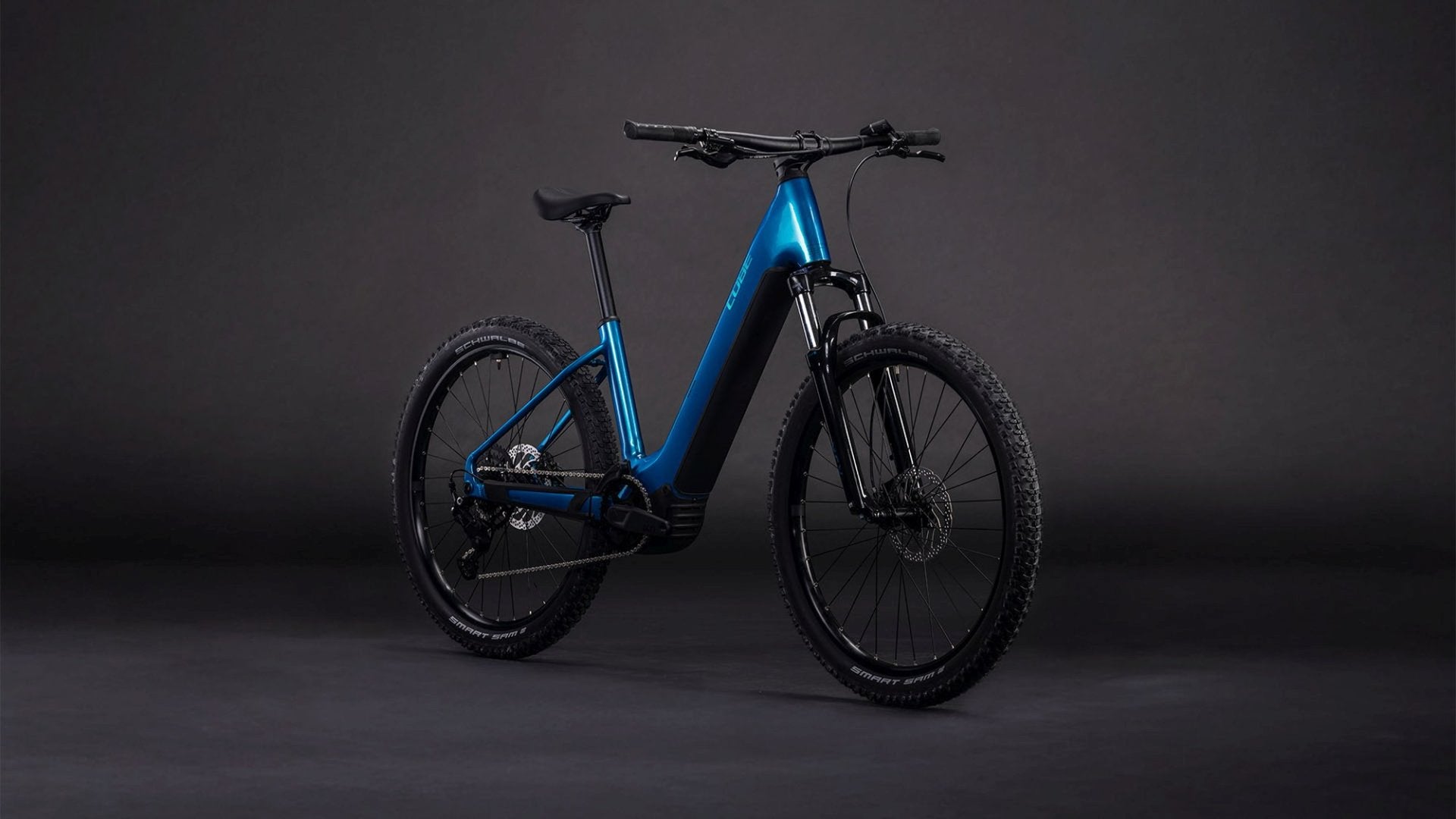 CUBE REACTION HYBRID PERFORMANCE 600 EASY ENTRY eMTB BIKE 2026 ELECTRICBLUE' N 'DAZZLE
