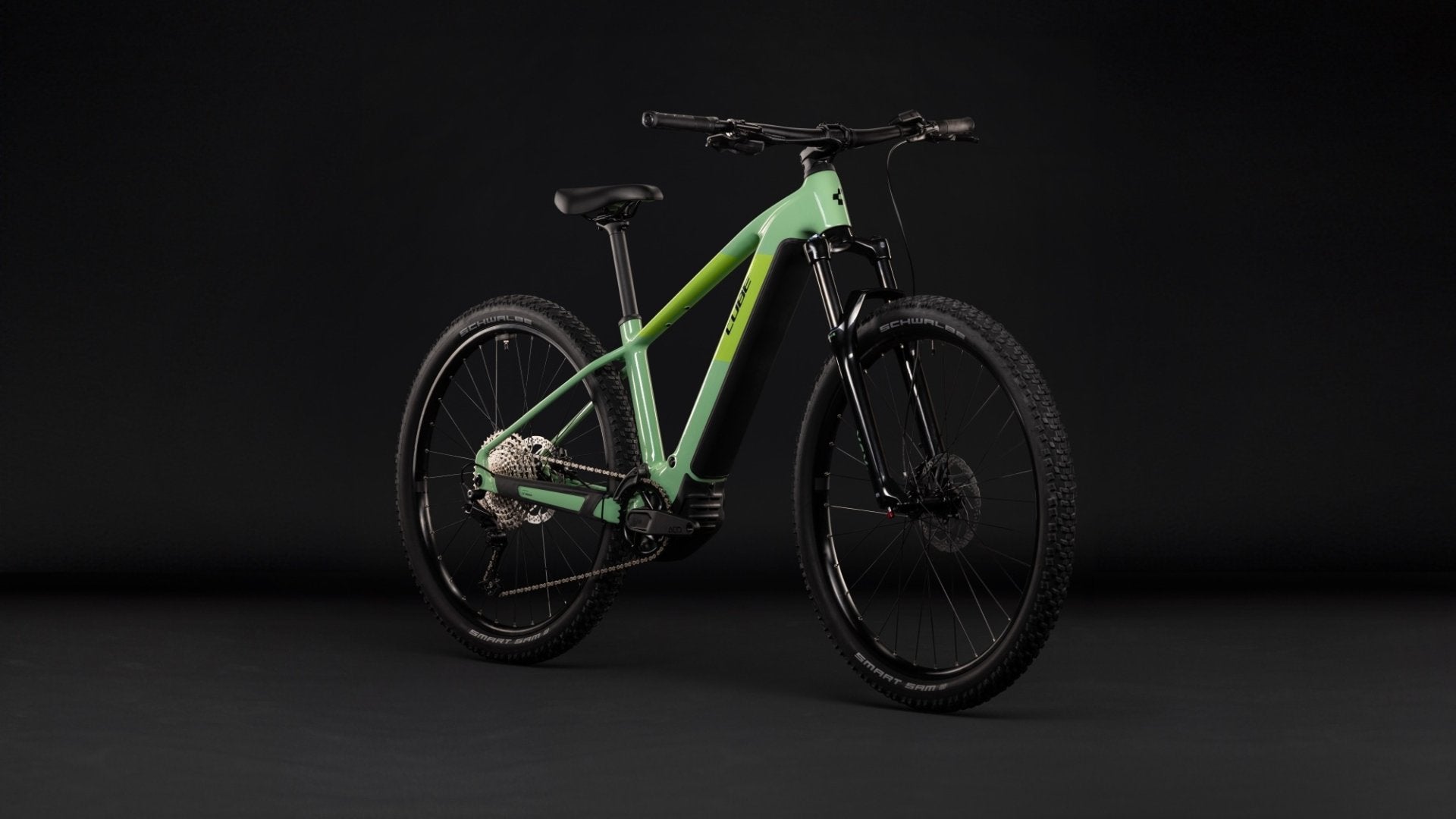 CUBE REACTION HYBRID ONE 720 HARDTAIL eMTB BIKE 2027 CACTUS 'N' BLACK