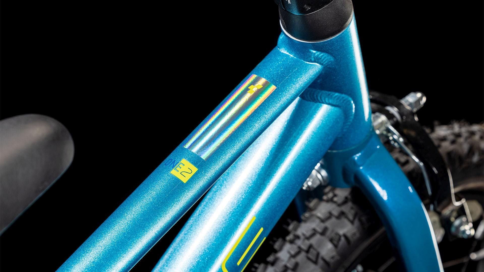 CUBE NUMOVE 120 RT KID'S MTB BIKE 2025 BLUE' N 'LIME