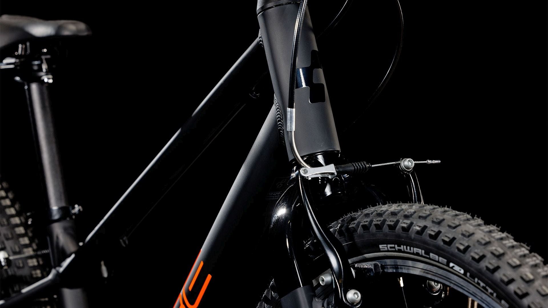CUBE NUMOVE 240 KID'S MTB BIKE 2025 BLACK' N 'ORANGE