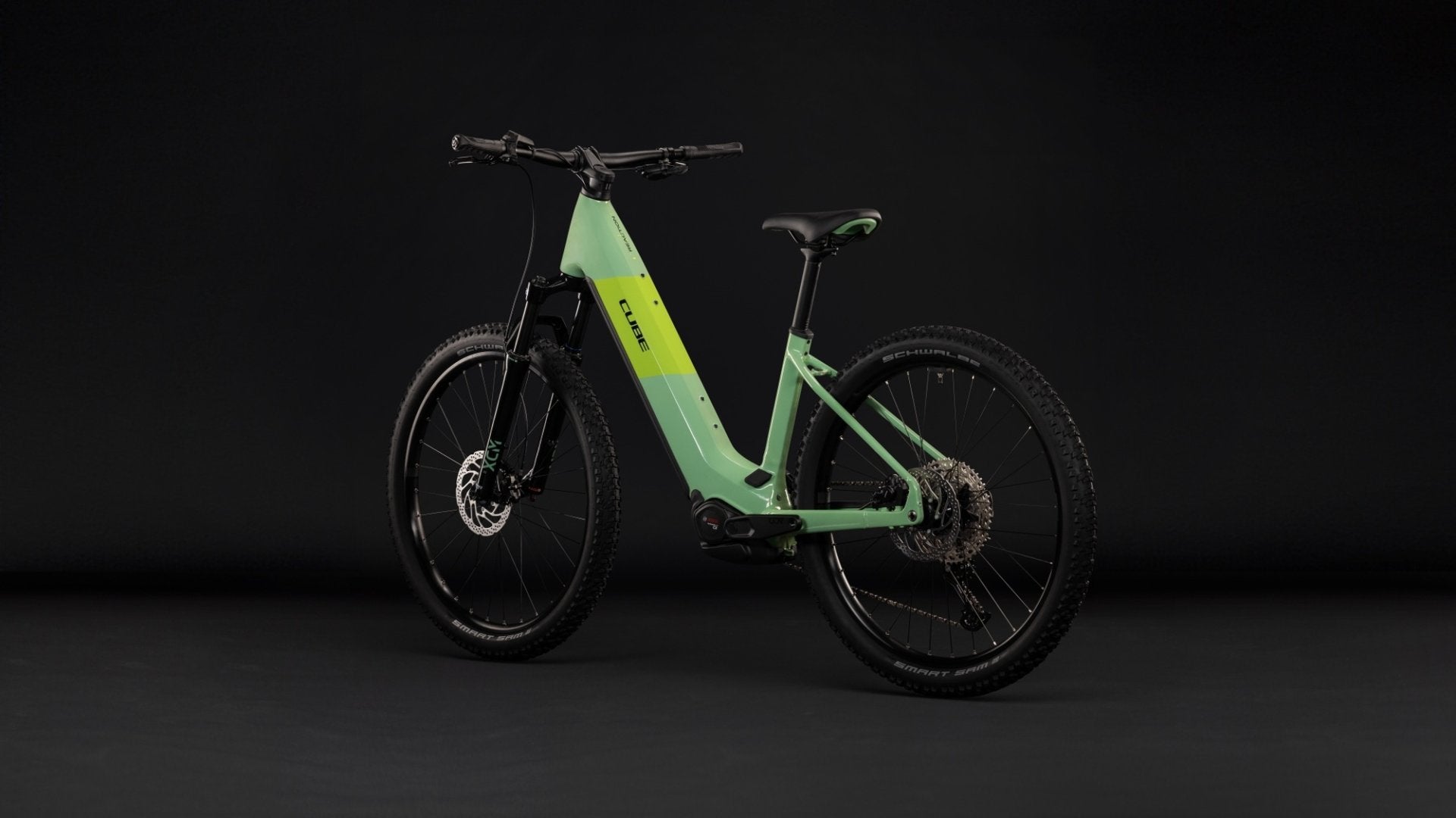 CUBE REACTION HYBRID ONE 720 HARDTAIL eMTB BIKE 2027 CACTUS 'N' BLACK (EASY ENTRY)