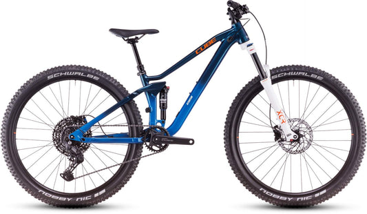 CUBE STEREO ONE22 ROOKIE KID'S FS MTB BIKE 2026 ACTIONTEAM