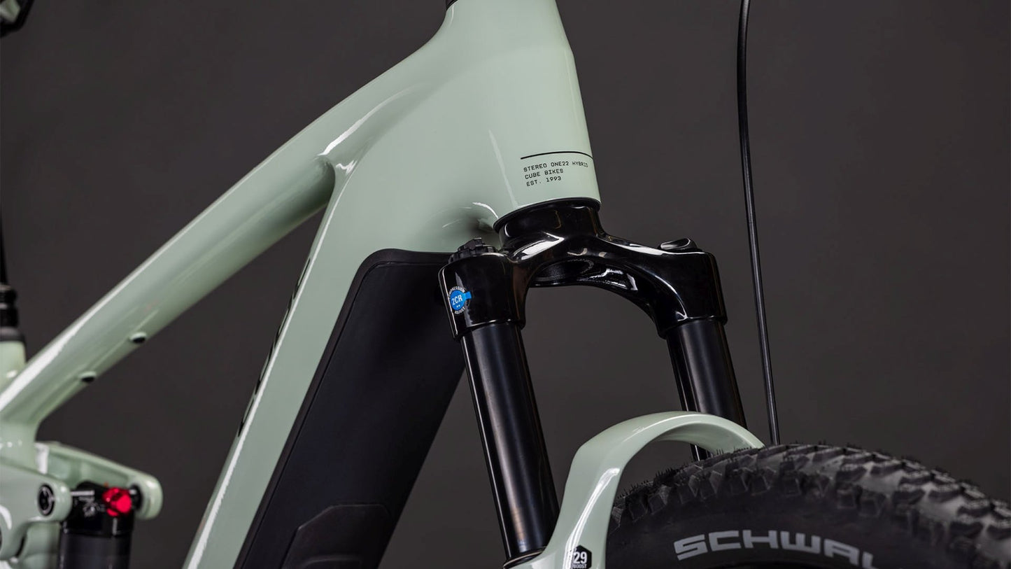 CUBE STEREO HYBRID ONE22 PRO 800 eMTB BIKE 2026 STONEGREY' N 'BLACK