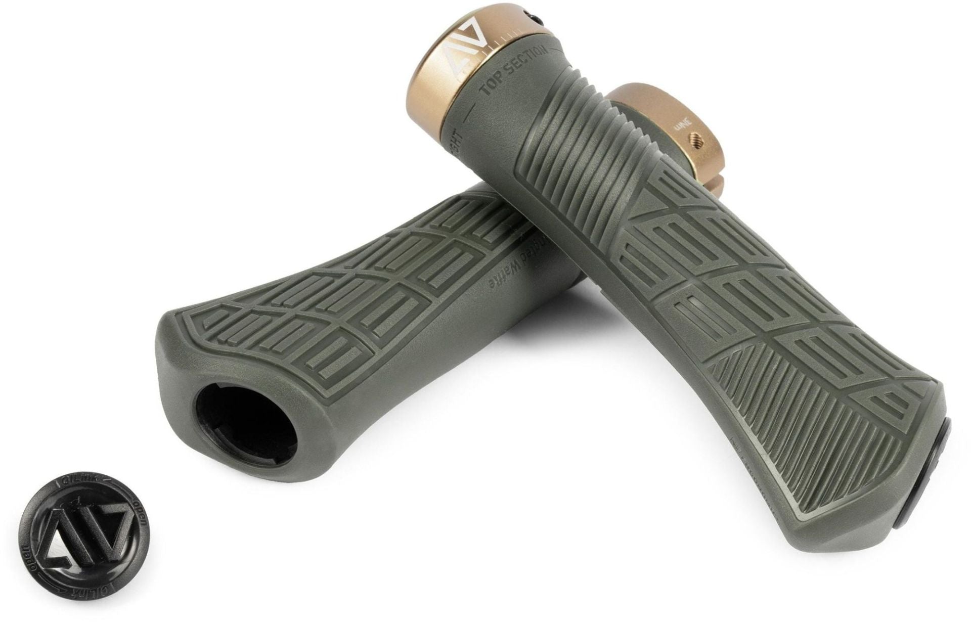 CUBE ACID HYBRID PERFORM GRIPS TRAIL MOTION OLIVE