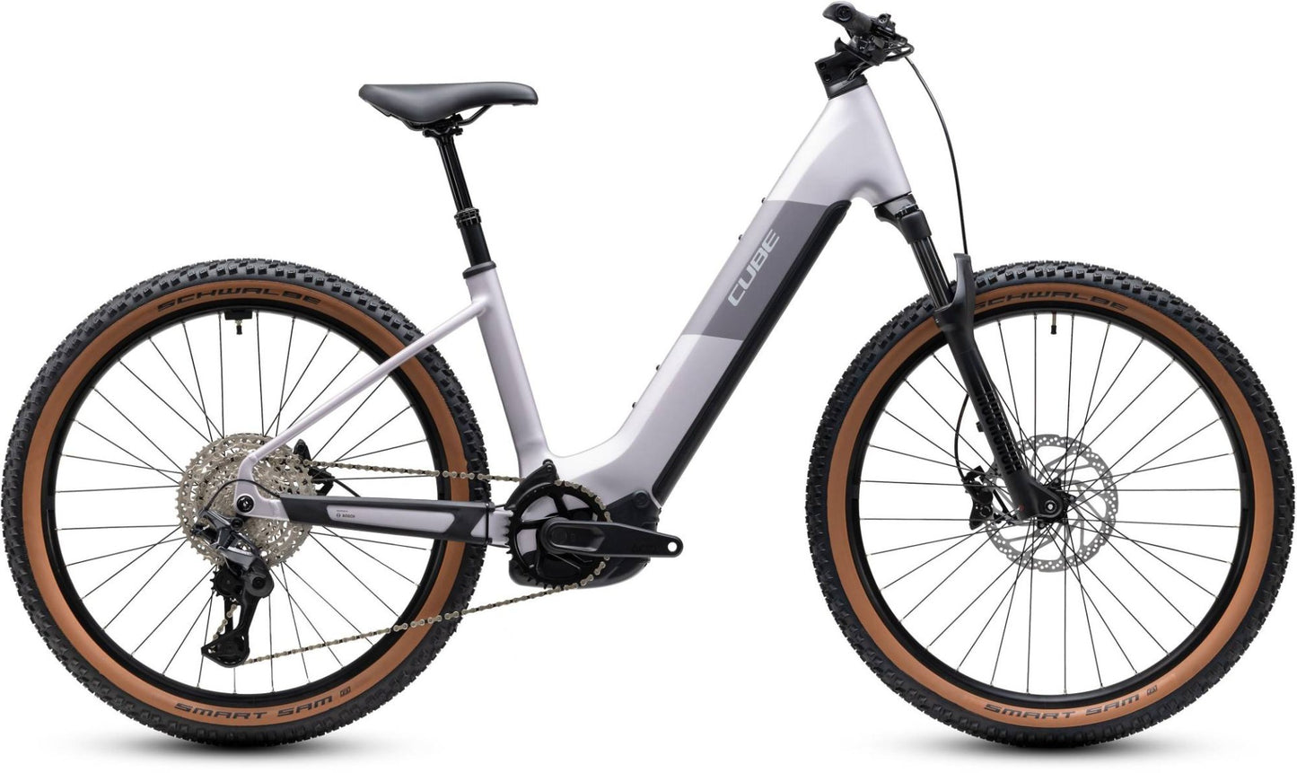CUBE REACTION HYBRID PRO 800 HARDTAIL eMTB BIKE 2027 LILACBREEZE 'N' PRIZM (EASY ENTRY)
