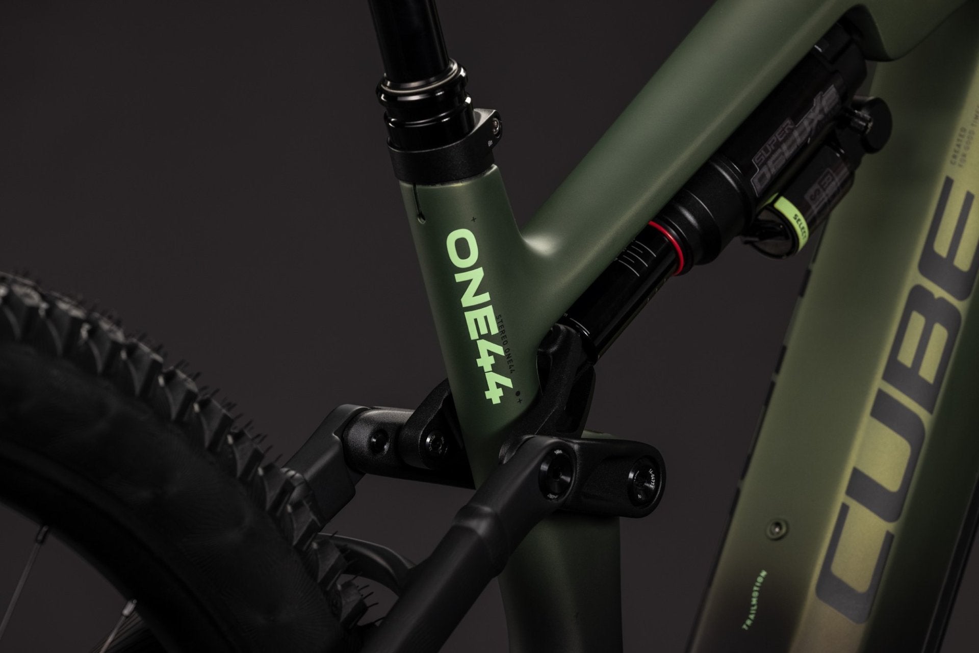 CUBE STEREO HYBRID ONE44 HPC TM 800 eMTB BIKE 2027 REEDGREEN 'N' GILLS