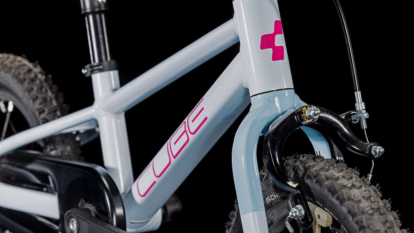 CUBE NUMOVE 120 RT KID'S MTB BIKE 2025 FLASHWHITE' N 'PINK