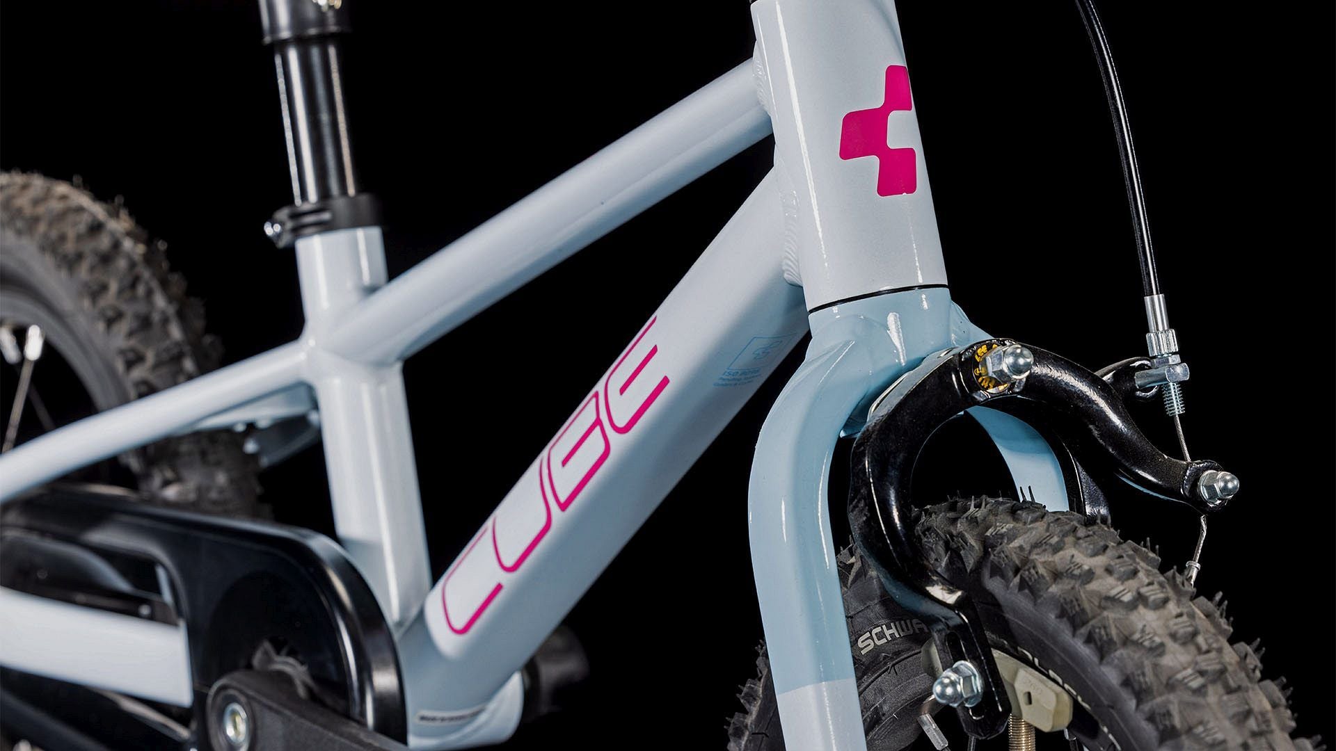 CUBE NUMOVE 120 RT KID'S MTB BIKE 2025 FLASHWHITE' N 'PINK