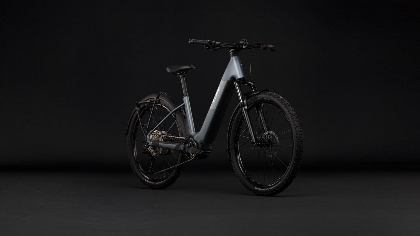 CUBE REACTION HYBRID PERFORMANCE 720 FE HARDTAIL eMTB BIKE 2027 ASHGREY 'N' PRISM (EASY ENTRY)