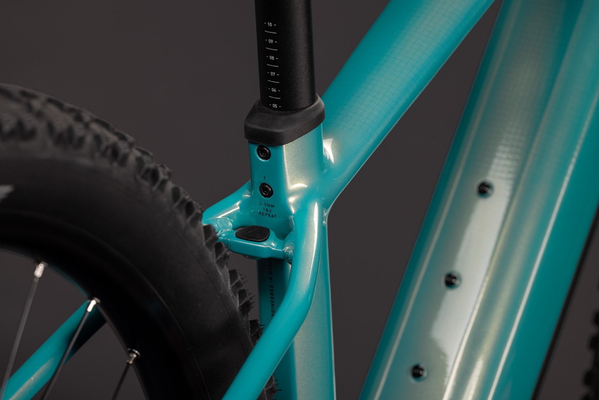 CUBE REACTION HYBRID PERFORMANCE 720 HARDTAIL eMTB BIKE 2027 MALDIVIAN 'N' BLACK
