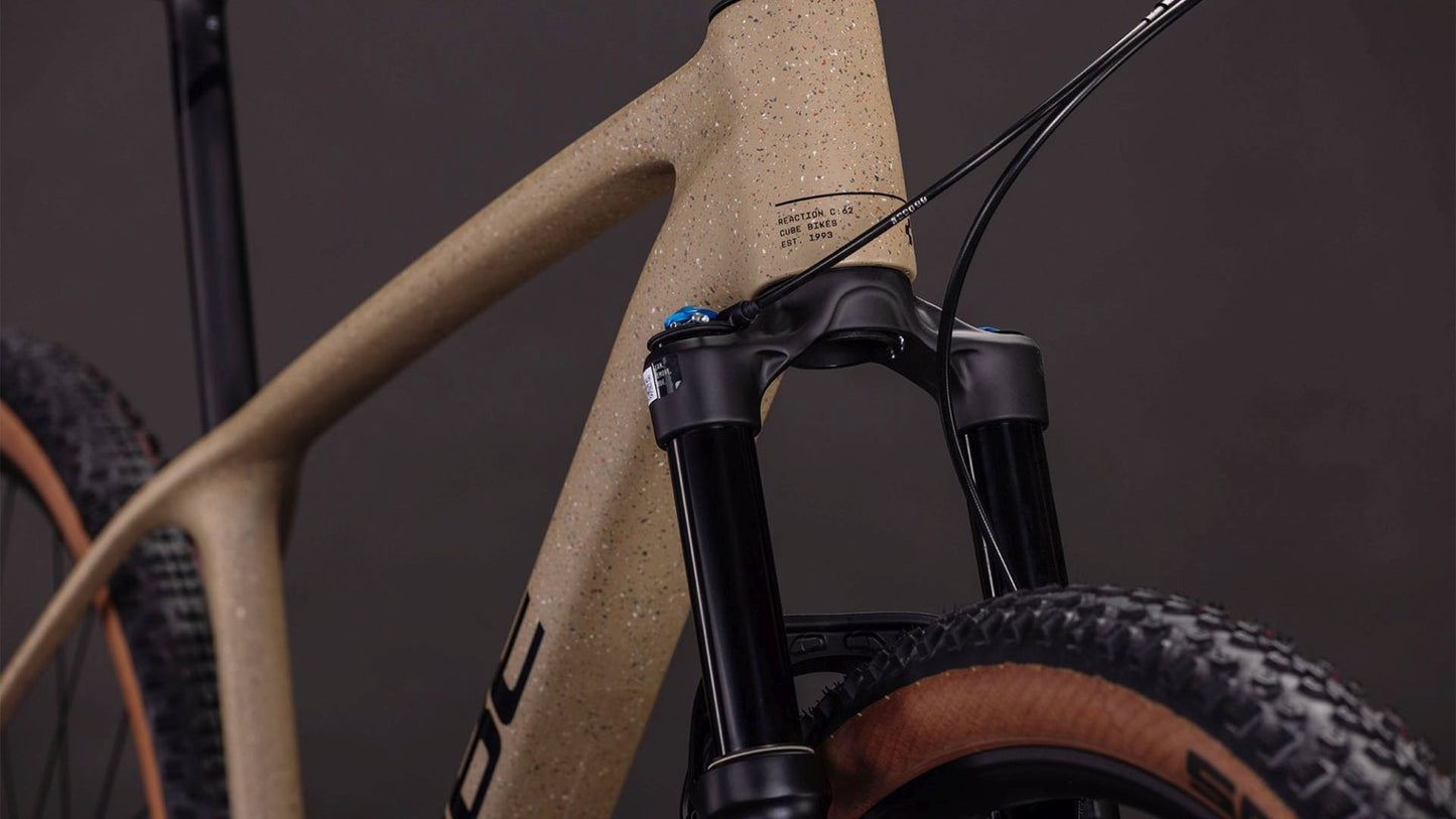 CUBE REACTION C:62 SLX HARDTAIL MTB BIKE 2026 MINERALGRIT' N 'BLACK