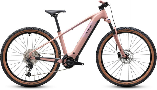 CUBE REACTION HYBRID PERFORMANCE 720 FE HARDTAIL eMTB BIKE 2027 RUBY 'N' BLACK