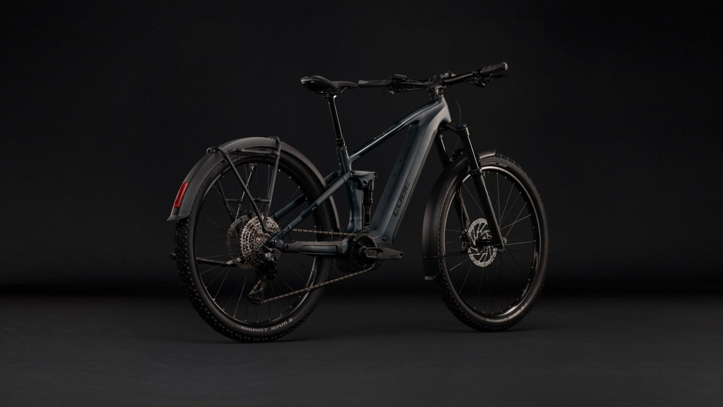 CUBE STEREO HYBRID ONE44 ELECTRIC MTB BIKE 2027 COAL 'N' BLACK