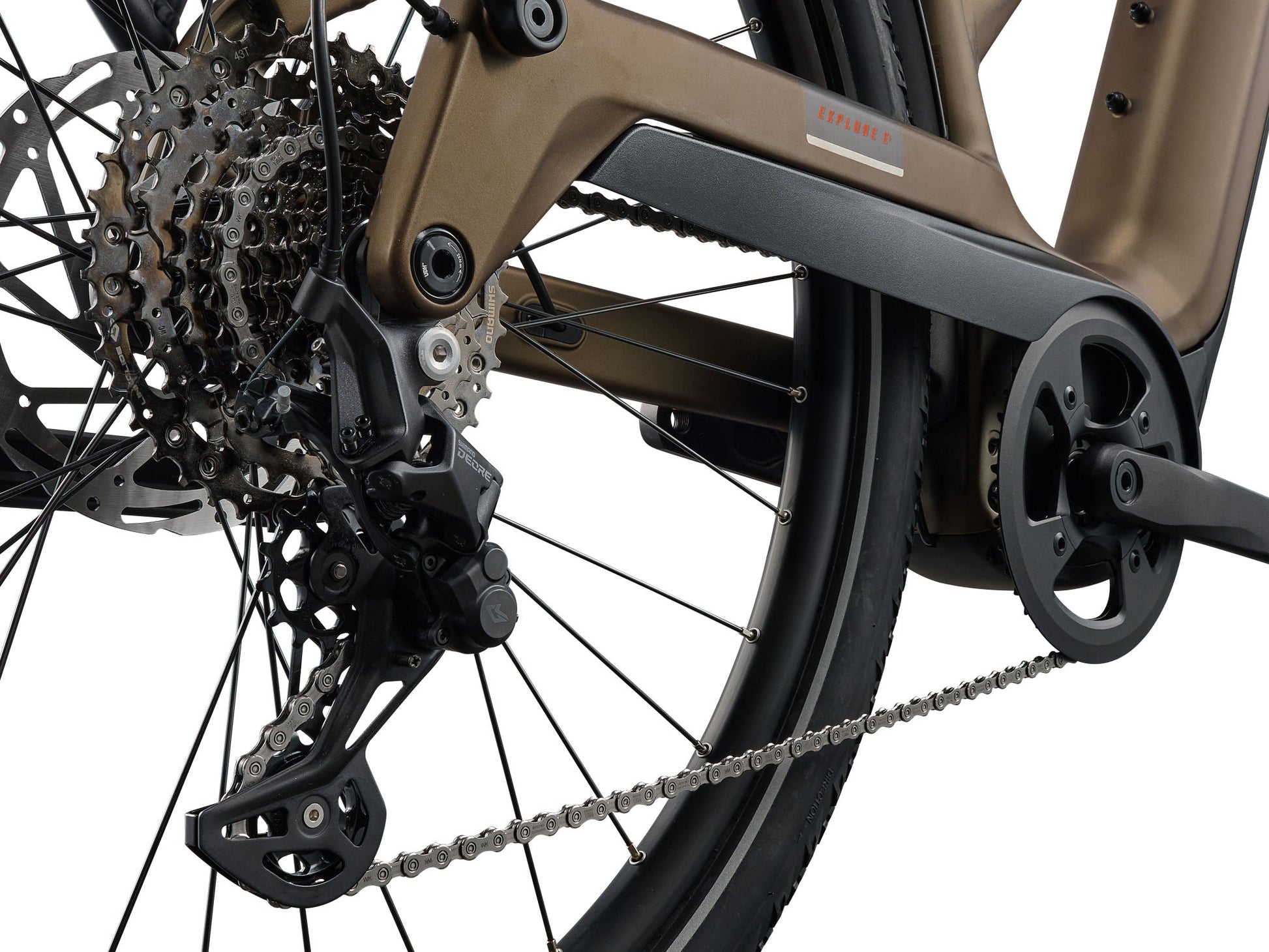 GIANT EXPLORE E+ 3 STAGGER HYBRID eBIKE 2026 PYRITE BROWN