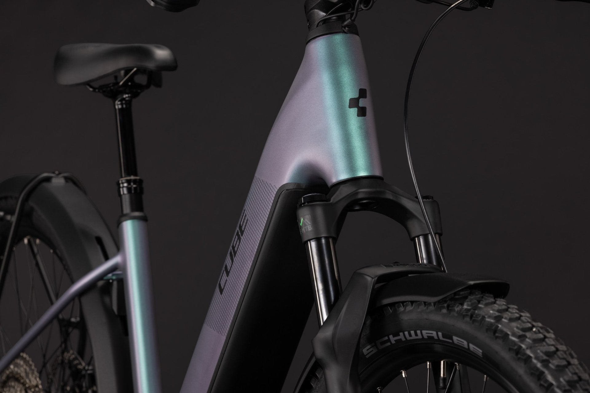 CUBE REACTION HYBRID PRO 800 FE HARDTAIL eMTB BIKE 2027 POLARLIGHT 'N' BLACK (EASY ENTRY)