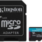 KINGSTON CANVAS GO  PLUS MICROSD CARD - 64GB