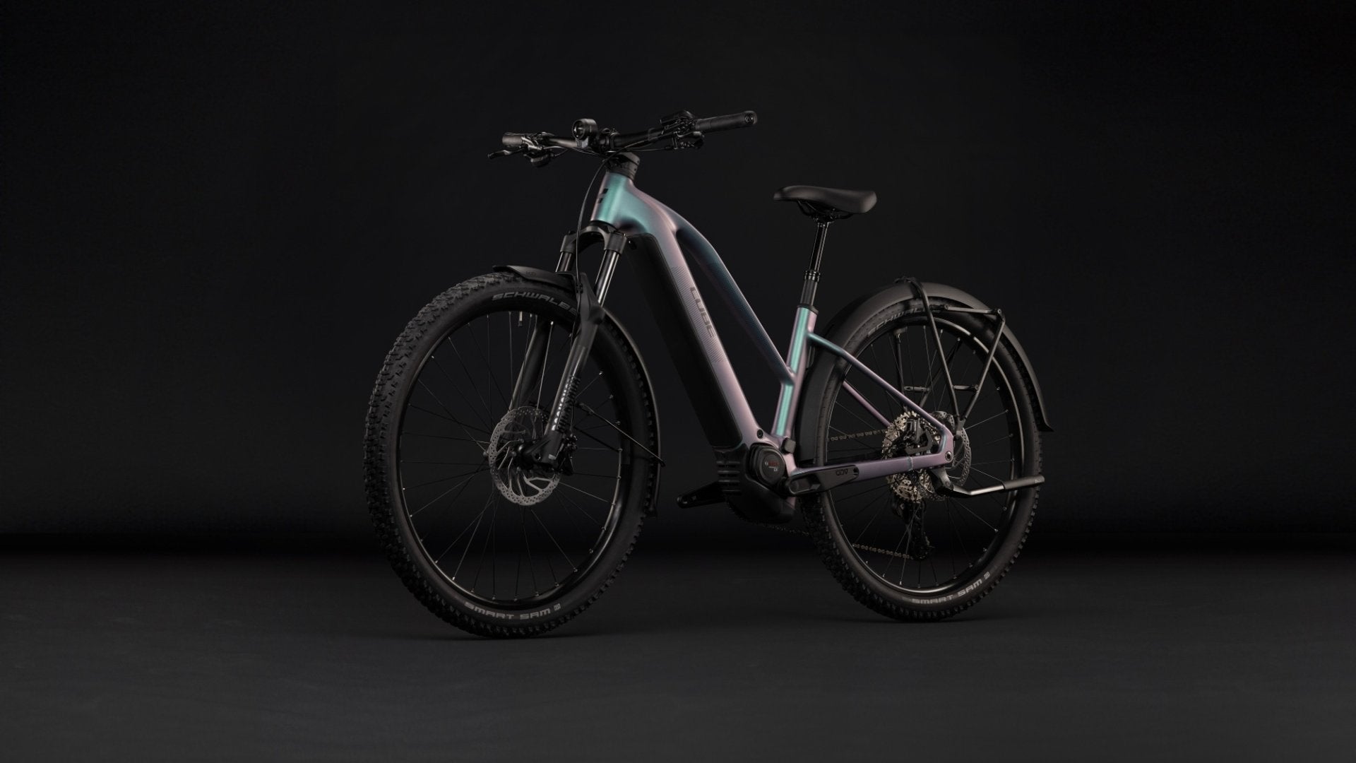 CUBE REACTION HYBRID PRO 800 FE HARDTAIL eMTB BIKE 2027 POLARLIGHT 'N' BLACK (TRAPEZE)