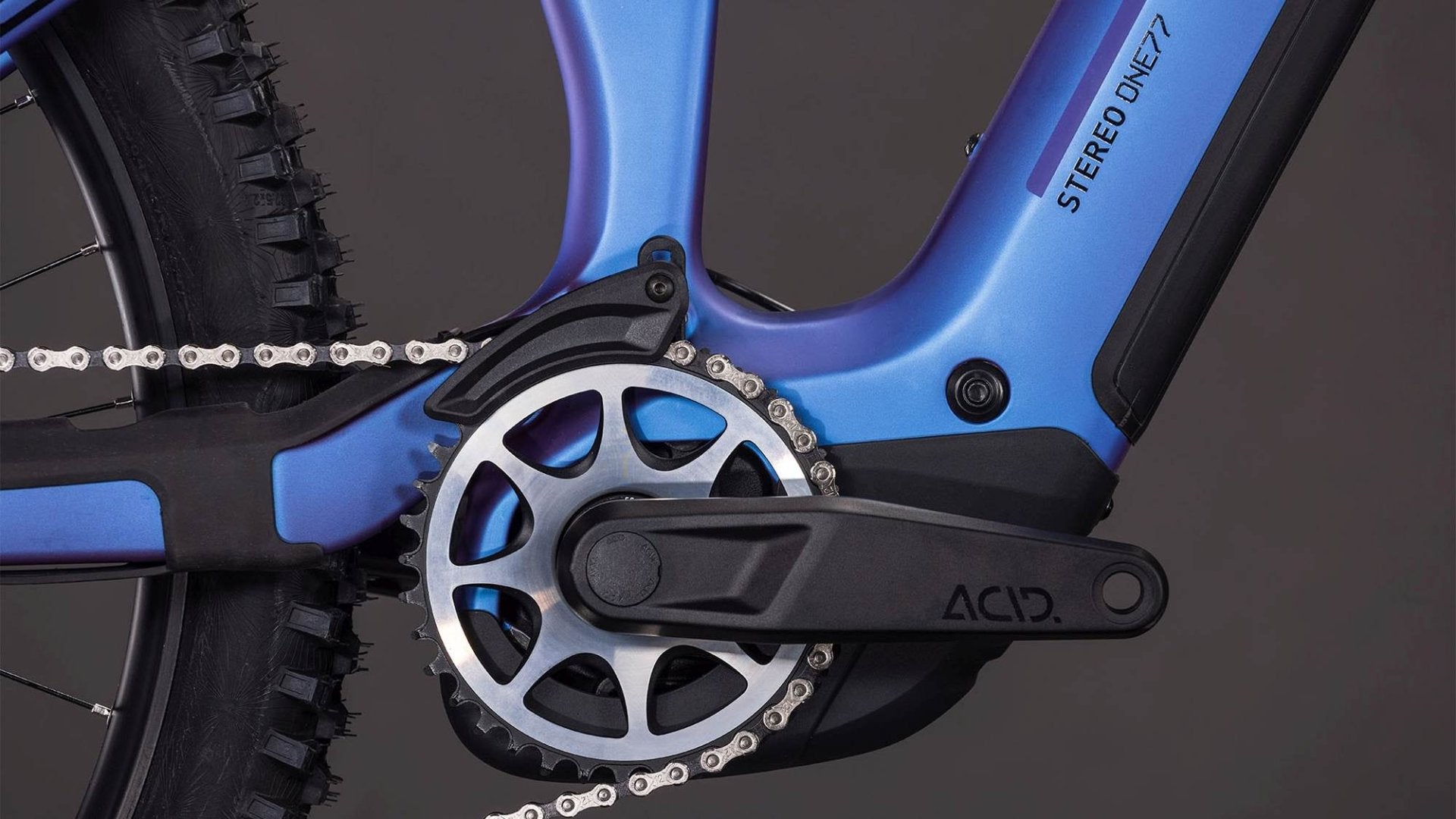 CUBE STEREO HYBRID ONE77 HPC SLX 800 eMTB BIKE 2026 BLUEIRIS' N 'BLACK