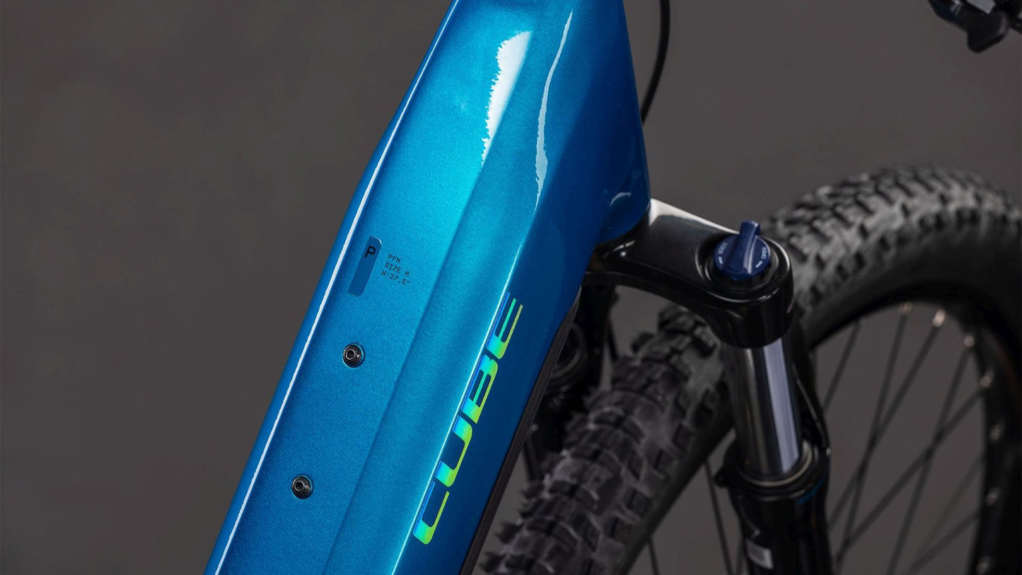 CUBE REACTION HYBRID PERFORMANCE 600 EASY ENTRY eMTB BIKE 2026 ELECTRICBLUE' N 'DAZZLE