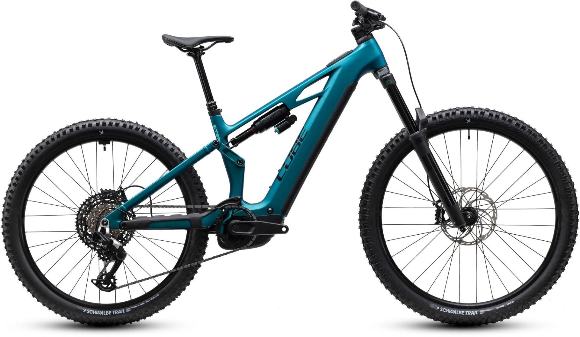 CUBE STEREO HYBRID ONE77 HPC RACE 800 eMTB BIKE 2027 METALLICPETROL 'N' BLACK