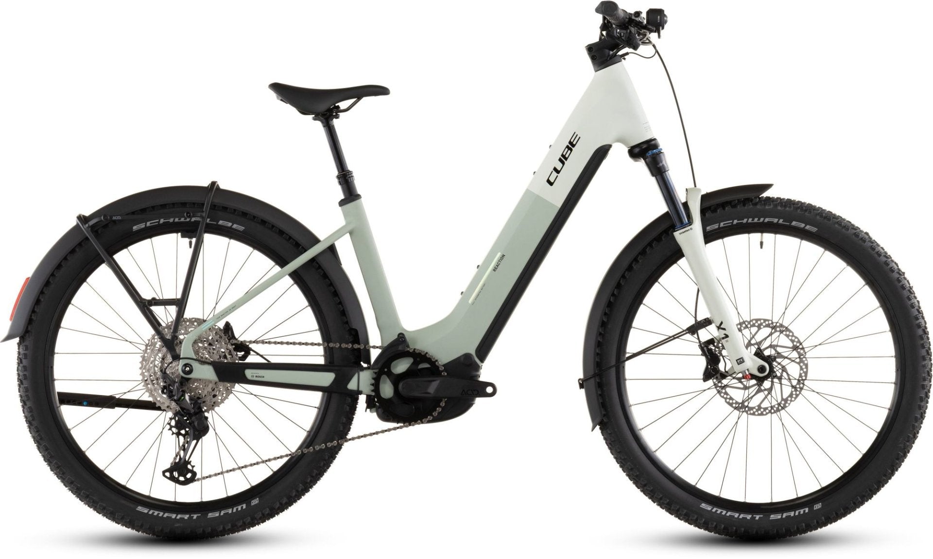 CUBE REACTION HYBRID PRO 800 FE EASY ENTRY eMTB BIKE 2026 DESERTSTONE' N 'DRIED HERBS