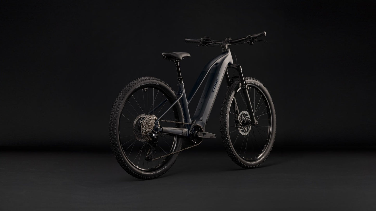 CUBE REACTION HYBRID PRO 800 HARDTAIL eMTB BIKE 2027 SILVERDUST 'N' PRISM (TRAPEZE)