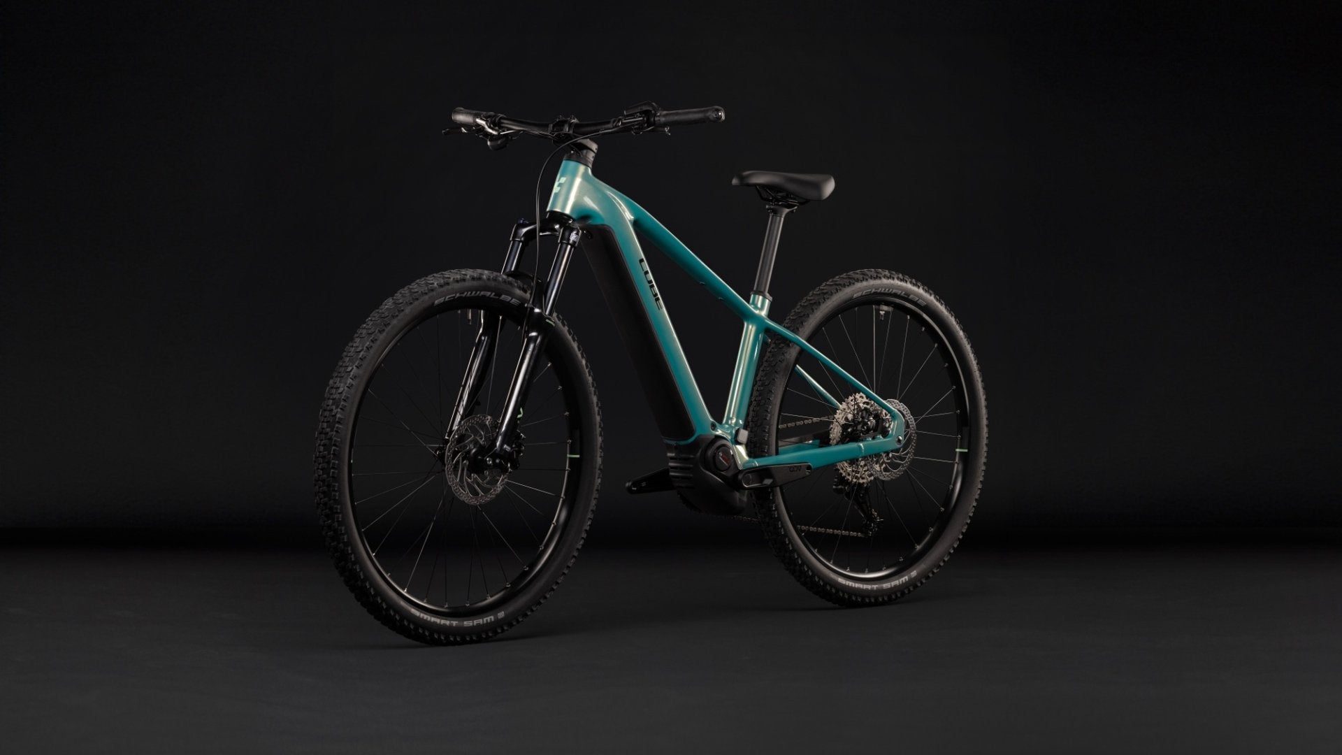 CUBE REACTION HYBRID PERFORMANCE 720 HARDTAIL eMTB BIKE 2027 MALDIVIAN 'N' BLACK