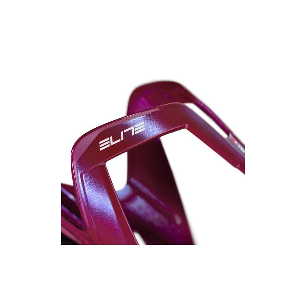 ELITE VICO GLAM BOTTLE CAGE - METAL RED WHITE GRAPHIC
