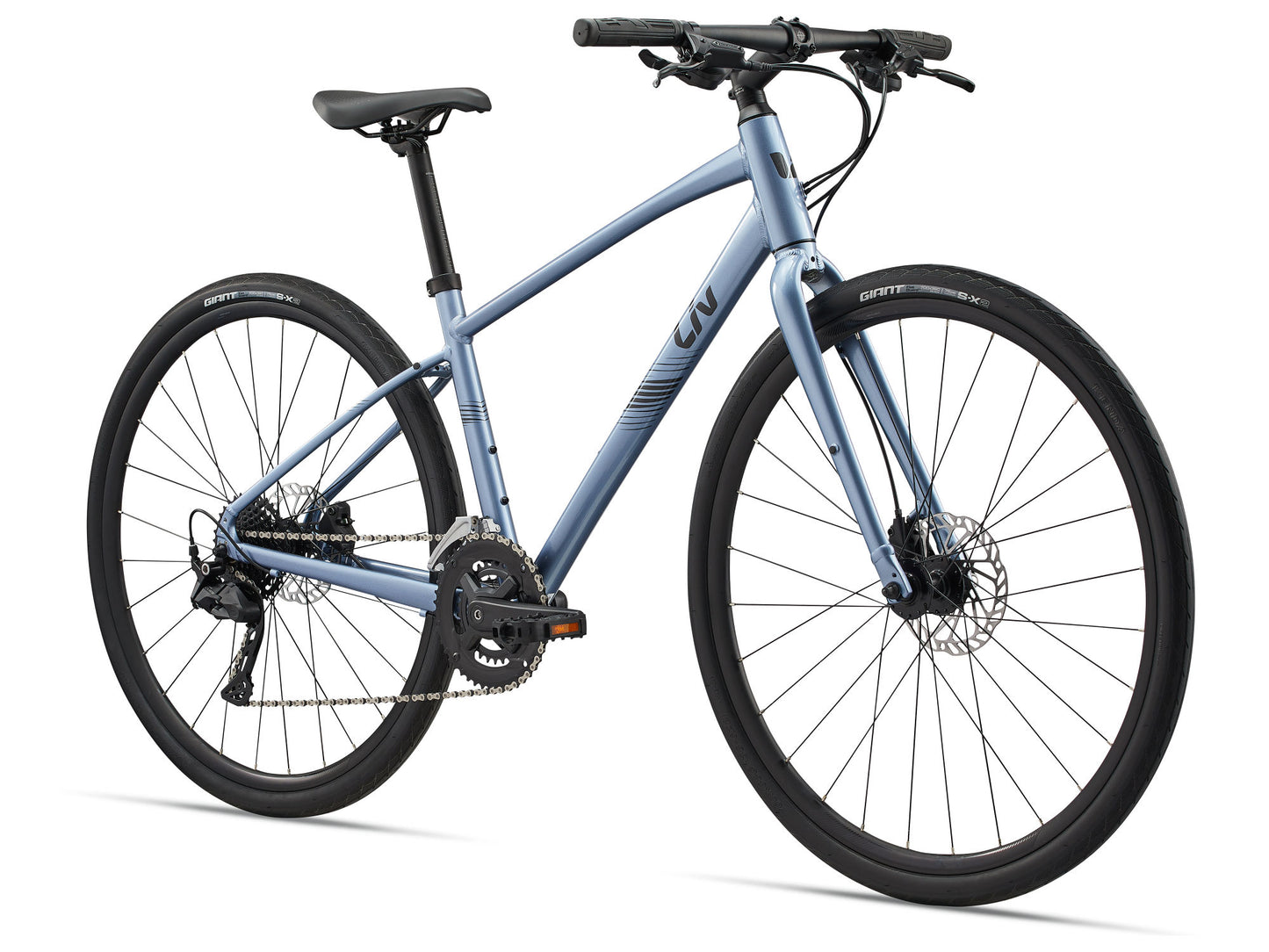 GIANT LIV ALIGHT DISC 2 HYBRID BIKE 2026 FROST SILVER