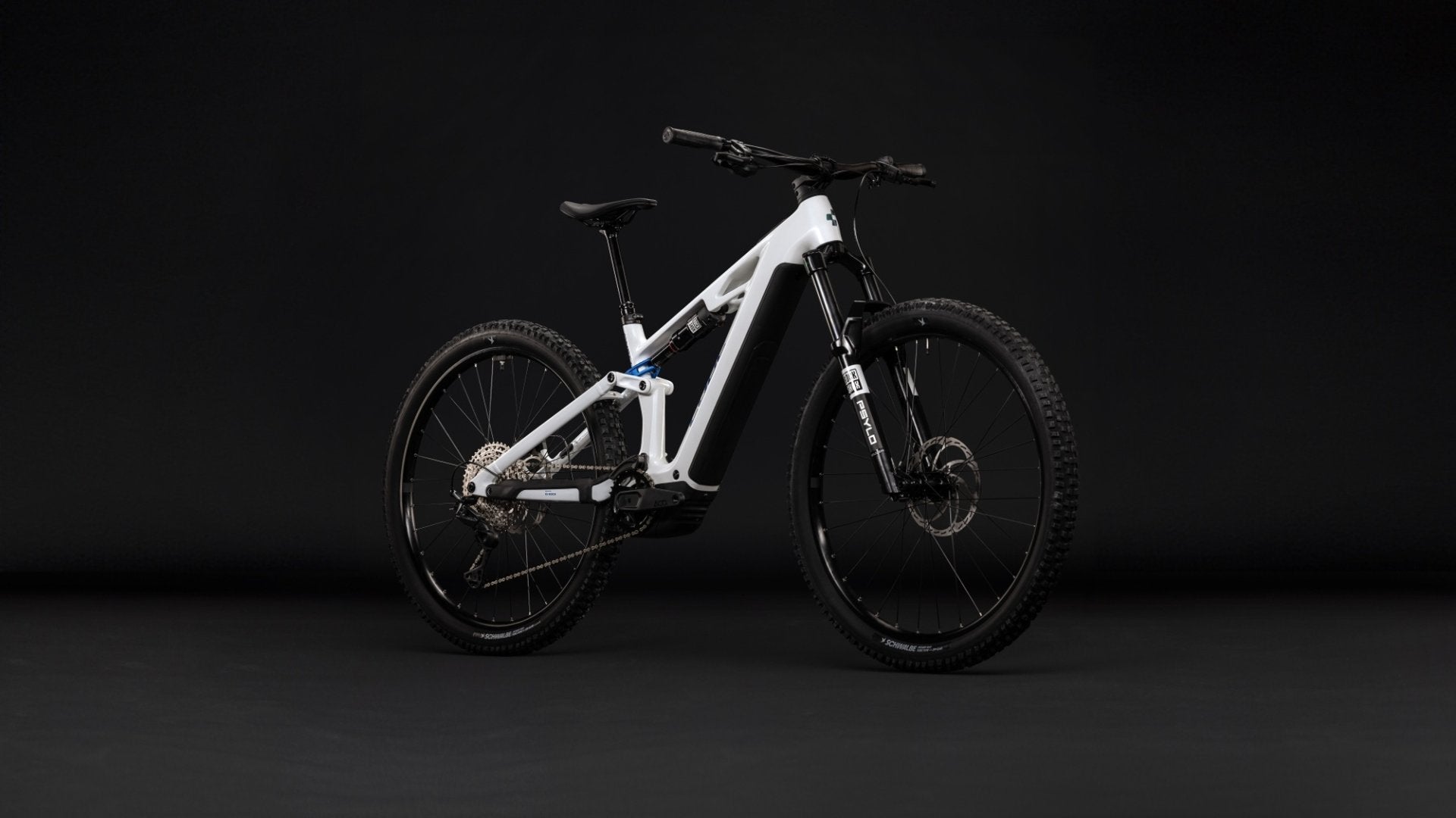 CUBE STEREO HYBRID ONE44 HPC PRO 800 eMTB BIKE 2027 METALLICWHITE 'N' BLUE