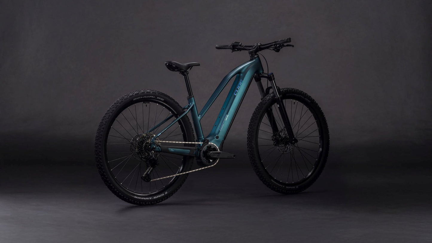 CUBE REACTION HYBRID ONE 600 TRAPEZE eMTB BIKE 2026 ROYALGREEN' N 'PRISM