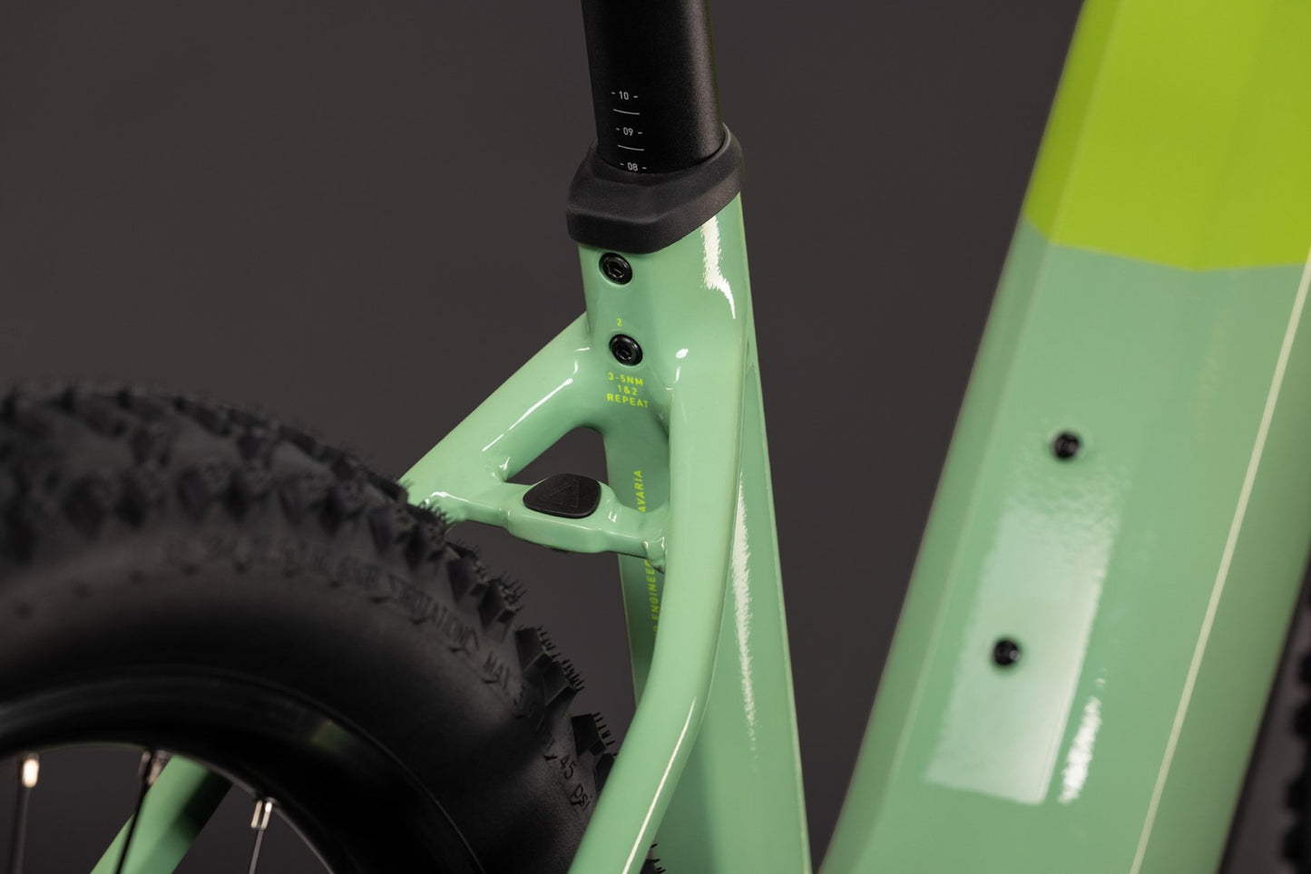 CUBE REACTION HYBRID ONE 720 HARDTAIL eMTB BIKE 2027 CACTUS 'N' BLACK (EASY ENTRY)