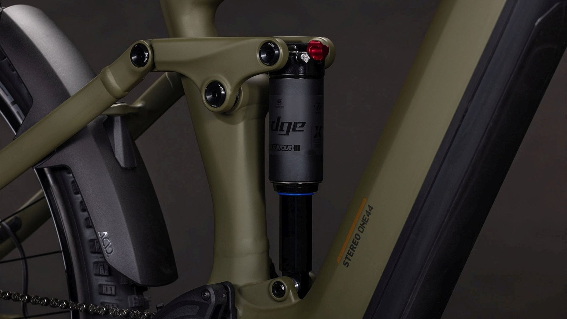 CUBE STEREO HYBRID ONE44 PRO 800 eMTB BIKE 2026 DUSTYOLIVE' N 'GOLD