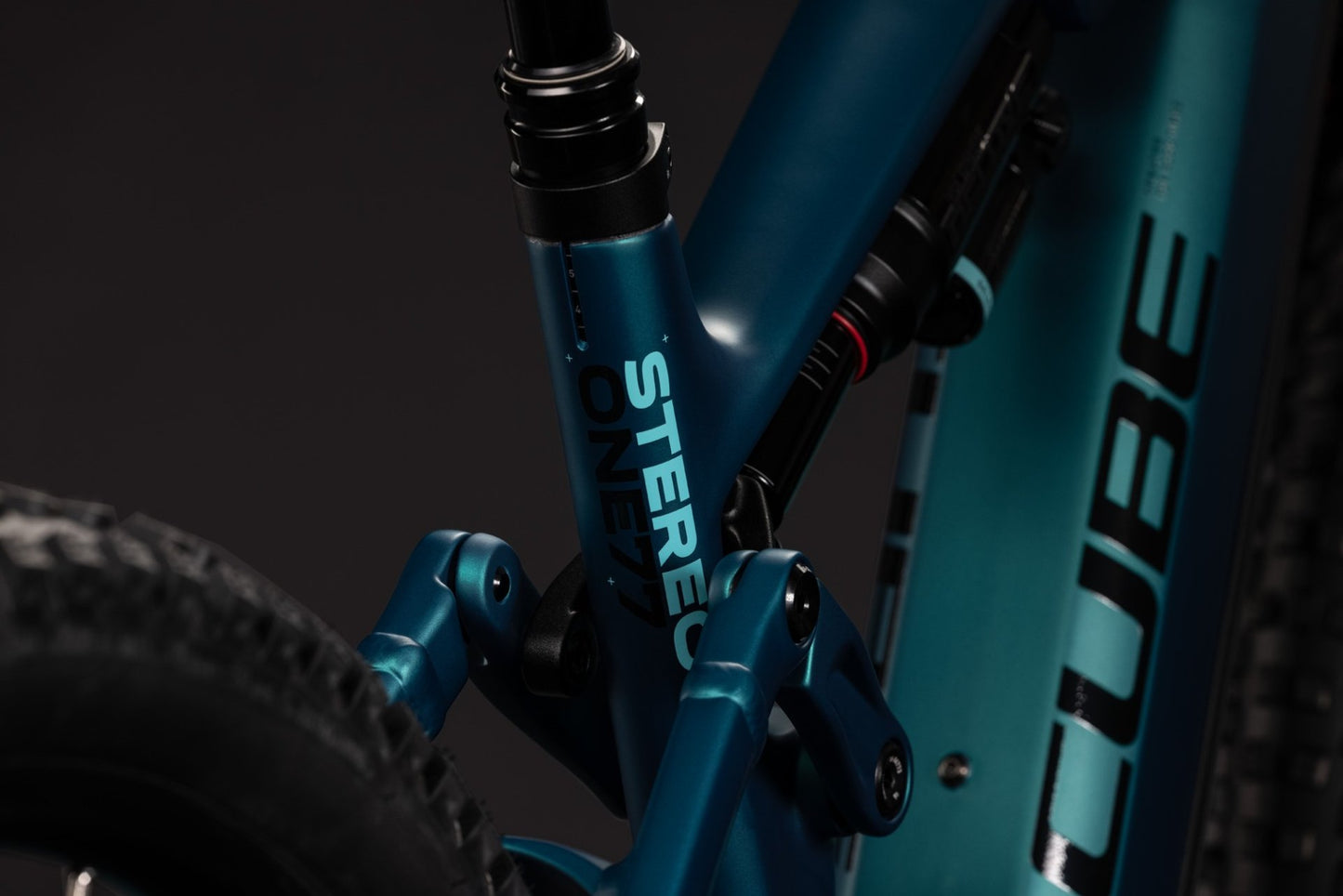CUBE STEREO HYBRID ONE77 HPC RACE 800 eMTB BIKE 2027 METALLICPETROL 'N' BLACK