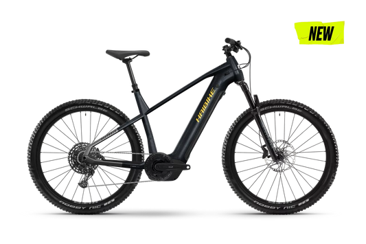 HAIBIKE ALLTRACK 10 HARDTAIL eMTB BIKE 2025 GLOSS BLUE/TITAN/YELLOW