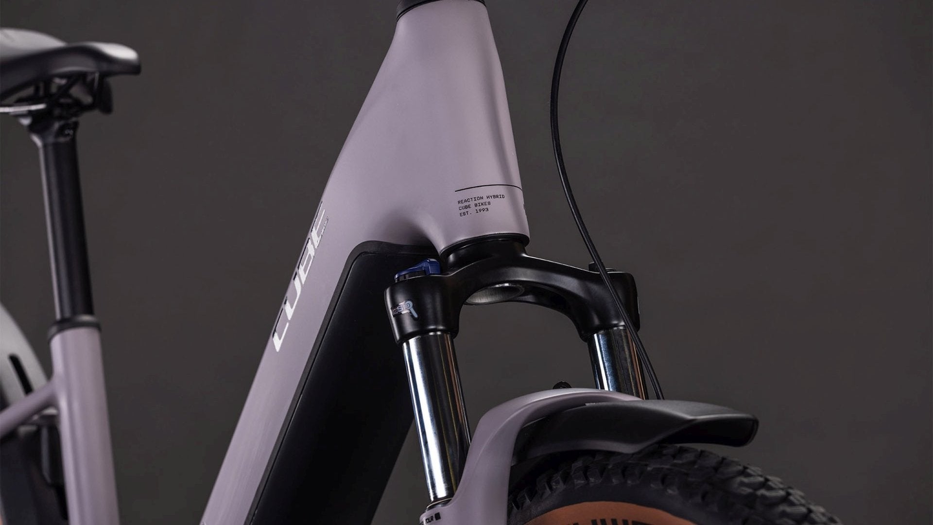 CUBE REACTION HYBRID PERFORMANCE 600 FE EASY ENTRY eMTB BIKE 2026 PLUMGREYE' N 'BLACK