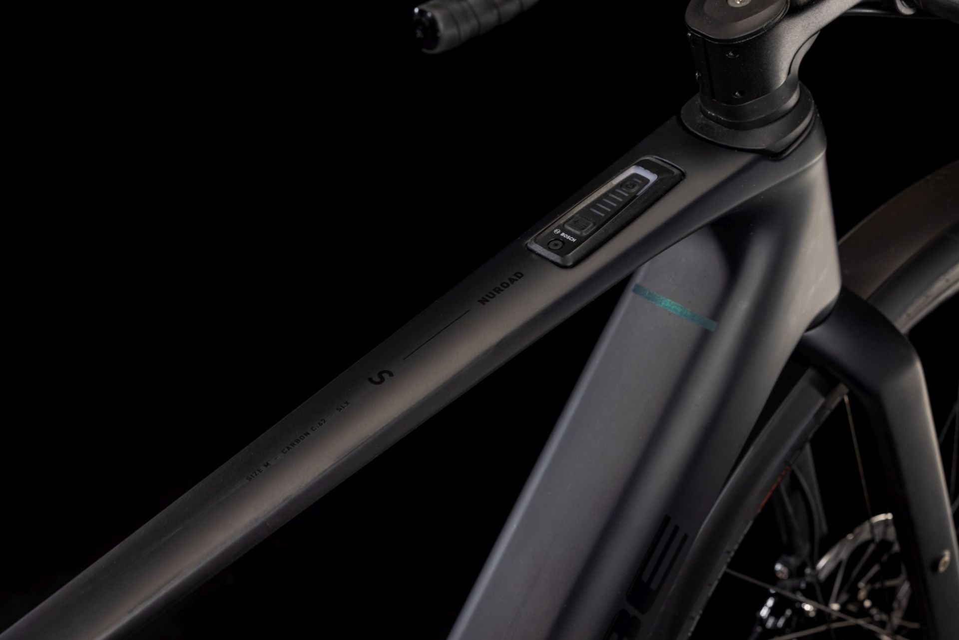 CUBE NUROAD HYBRID C:62 SLX FE 400X 29 eGRAVEL BIKE 2025 CARBON' N 'GLOSSY
