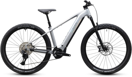 CUBE REACTION HYBRID SLX 800 HARDTAIL eMTB BIKE 2027 PLATINUM 'N' REFLEX