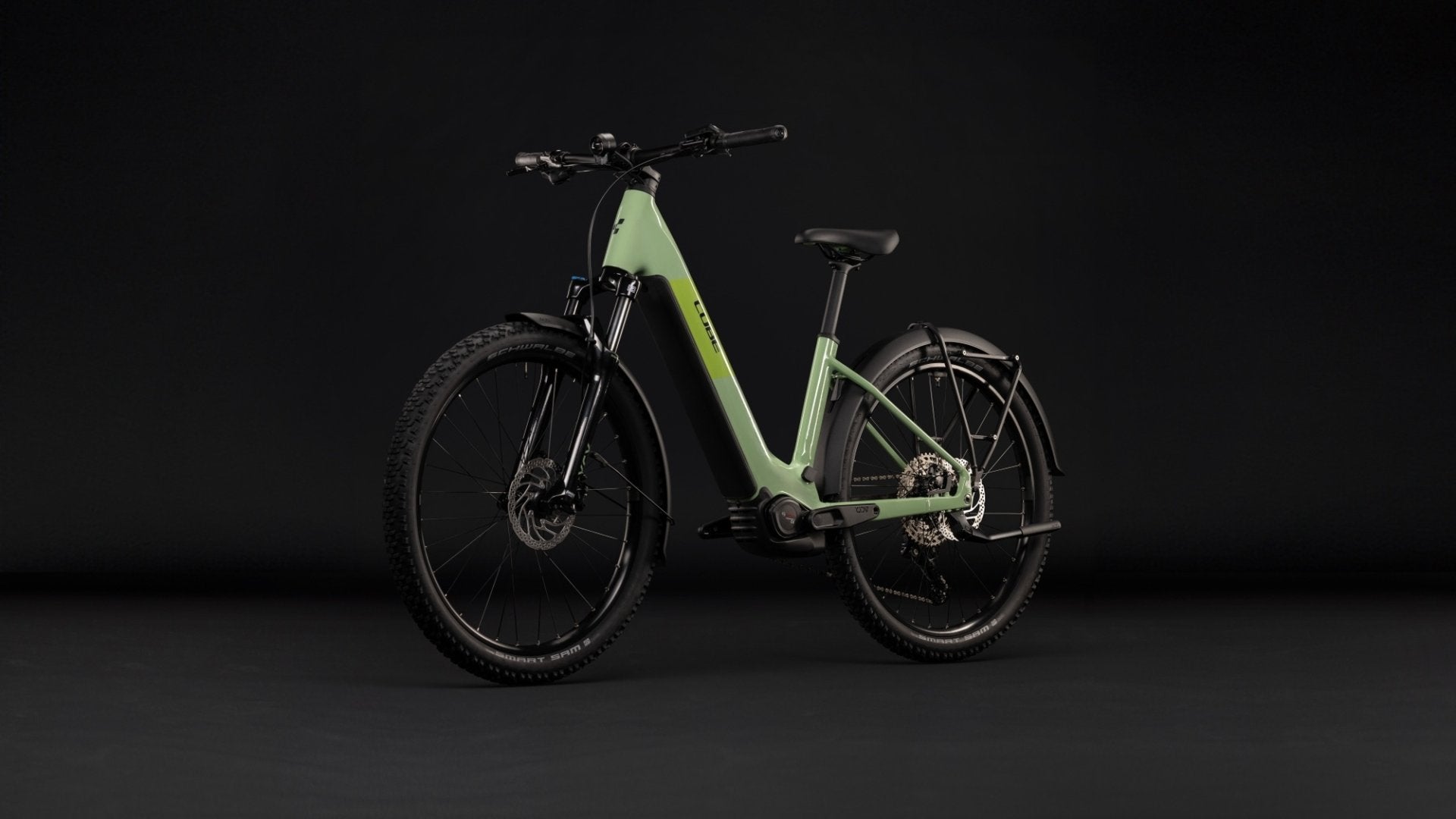 CUBE REACTION HYBRID ONE 720 FE HARDTAIL eMTB BIKE 2027 CACTUS 'N' BLACK (EASY ENTRY)