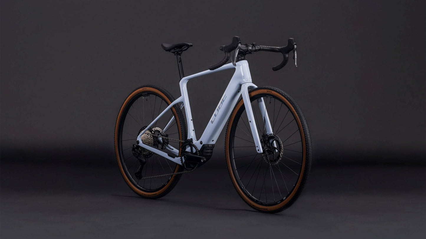 CUBE NUROAD HYBRID C:62 SLX 400X eGRAVEL BIKE 2026 ICEBLUE' N 'PRISM