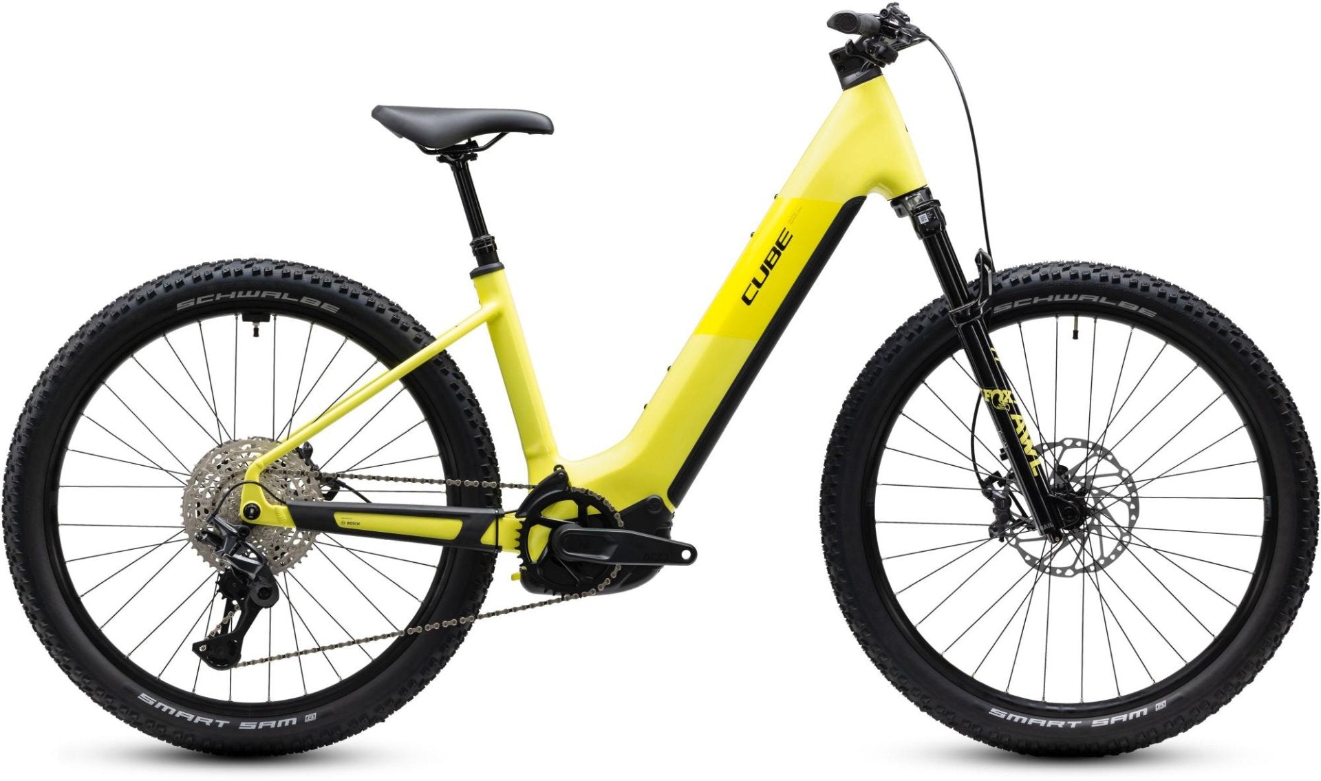CUBE REACTION HYBRID RACE 800 FE eMTB BIKE 2027 BANANASPLIT 'N' BLACK (EASY ENTRY)